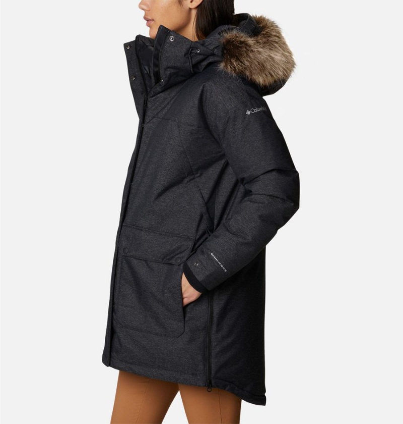 Columbia Mount Si Omni Heat Infinity Down Women's Coats Black | ZICOPR-341