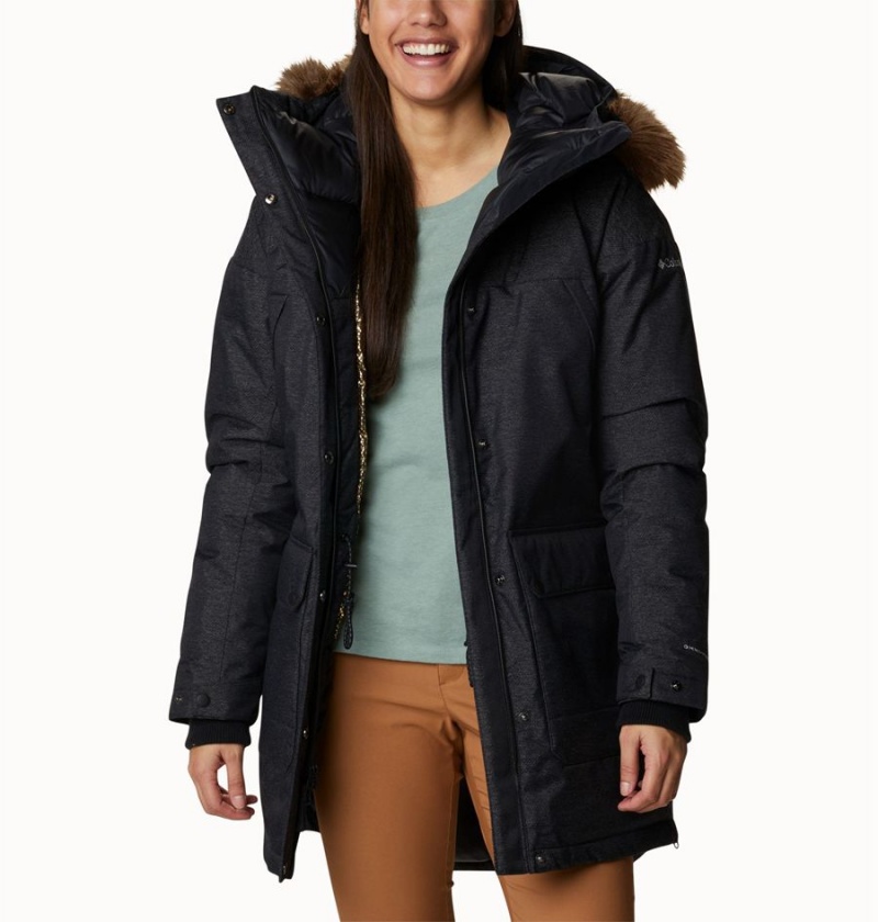 Columbia Mount Si Omni Heat Infinity Down Women's Coats Black | ZICOPR-341