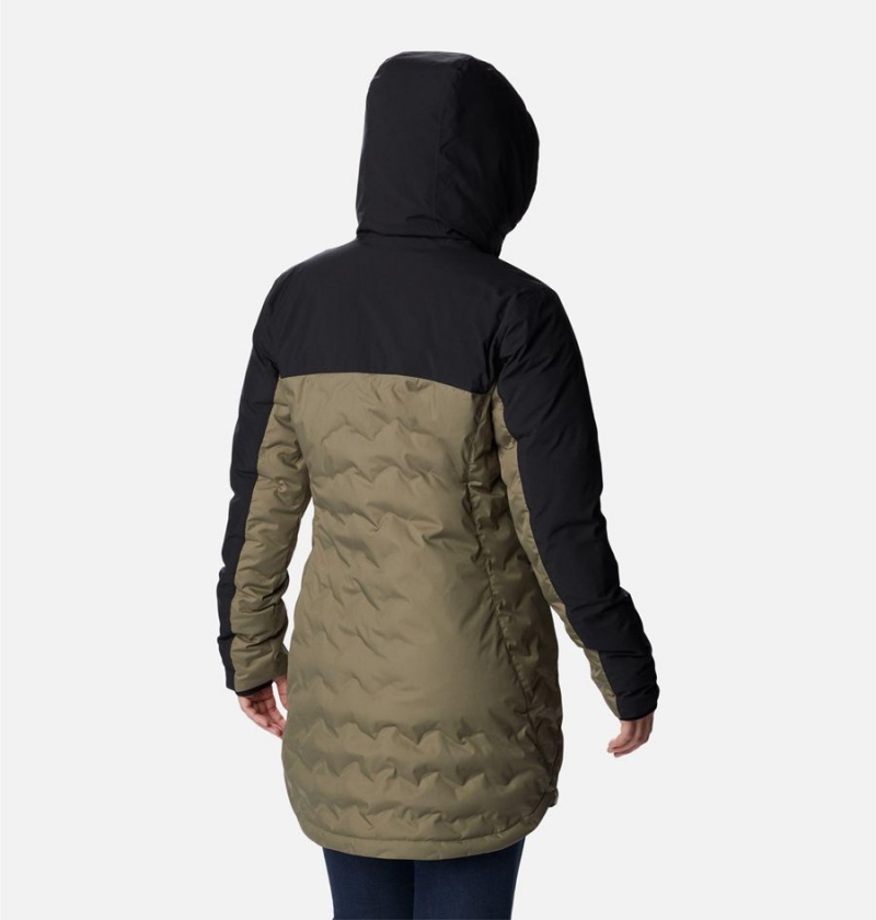 Columbia Mountain Croo II Mid Down Women's Coats Green | OGNCTP-137