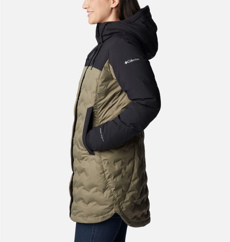 Columbia Mountain Croo II Mid Down Women's Coats Green | OGNCTP-137