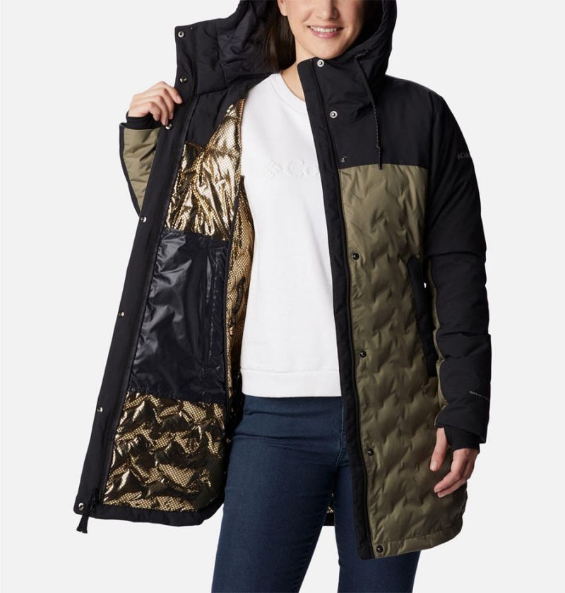 Columbia Mountain Croo II Mid Down Women's Coats Green | OGNCTP-137