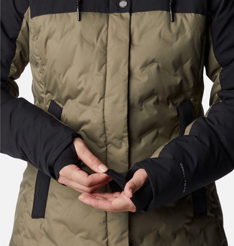 Columbia Mountain Croo II Mid Down Women's Coats Green | OGNCTP-137