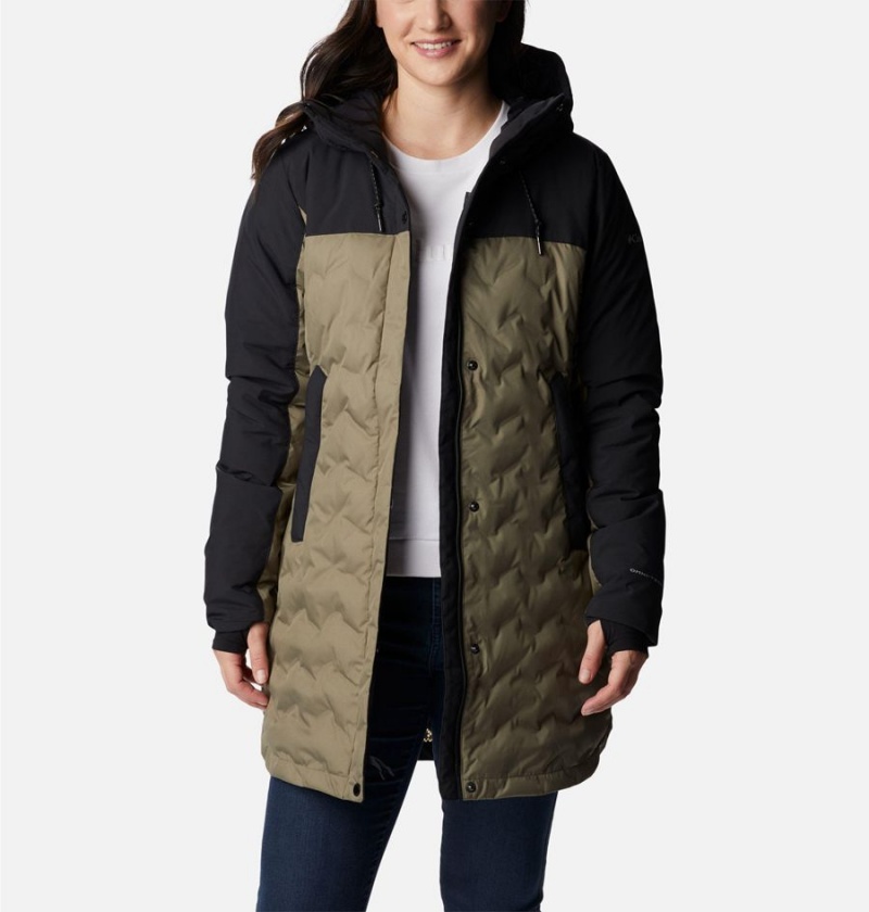 Columbia Mountain Croo II Mid Down Women's Coats Green | OGNCTP-137