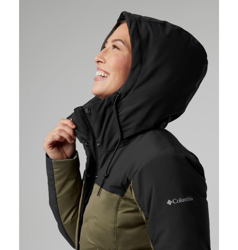 Columbia Mountain Croo II Mid Down Women's Coats Green | OGNCTP-137