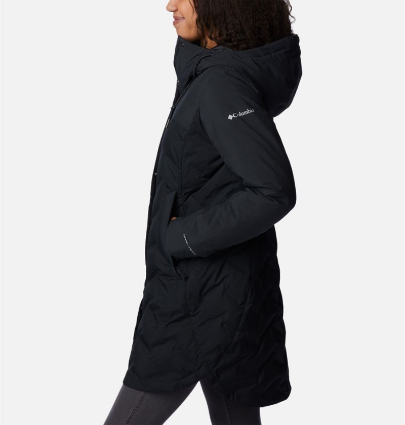 Columbia Mountain Croo II Mid Down Women's Coats Black | ECIGMK-097