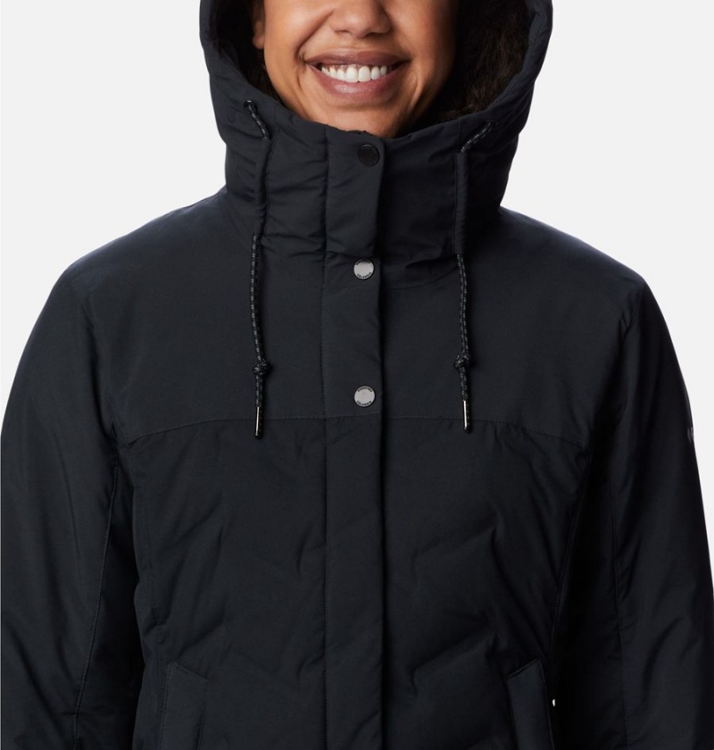 Columbia Mountain Croo II Mid Down Women's Coats Black | ECIGMK-097