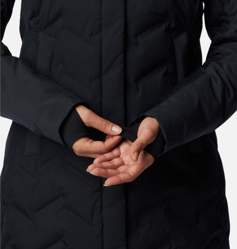 Columbia Mountain Croo II Mid Down Women's Coats Black | ECIGMK-097