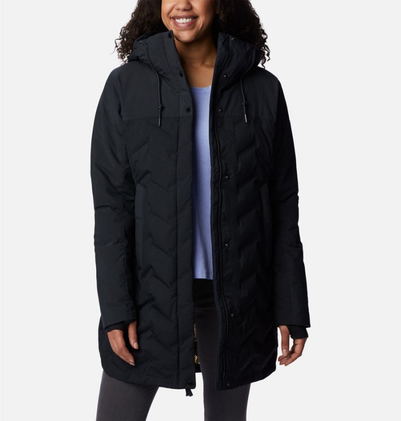Columbia Mountain Croo II Mid Down Women's Coats Black | ECIGMK-097