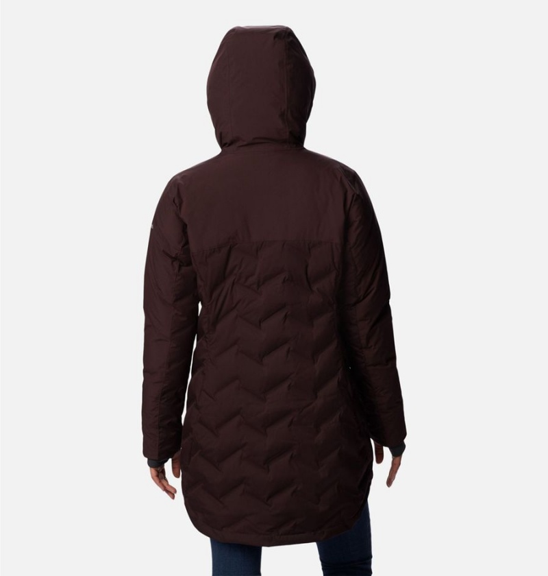 Columbia Mountain Croo II Mid Down Women's Coats Brown | OITPUF-785