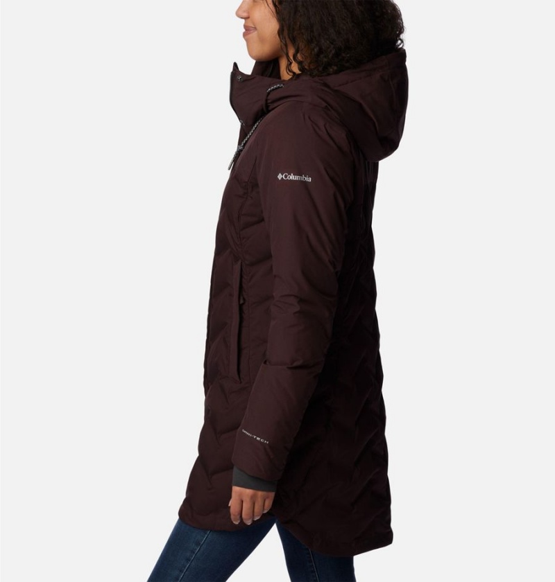 Columbia Mountain Croo II Mid Down Women's Coats Brown | OITPUF-785