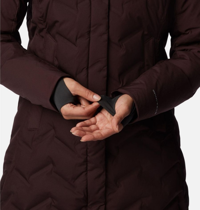 Columbia Mountain Croo II Mid Down Women's Coats Brown | OITPUF-785