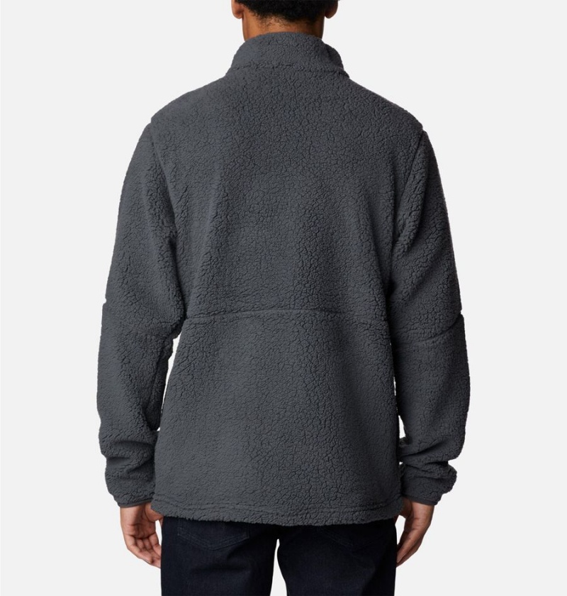 Columbia Mountainside Heavyweight Sherpa Men's Fleece Jacket Grey | CXADPL-740