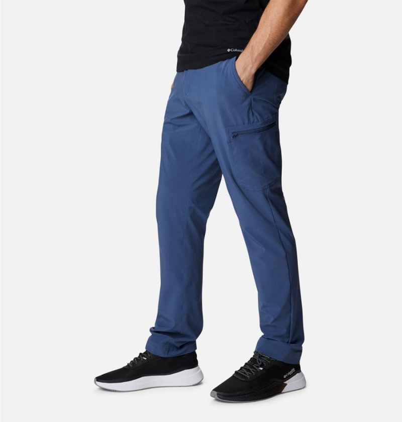 Columbia Narrows Pointe Men's Pants Blue | DIUJEM-896