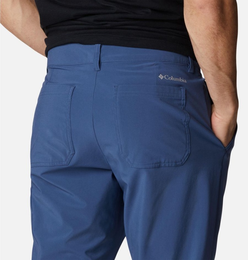 Columbia Narrows Pointe Men's Pants Blue | DIUJEM-896