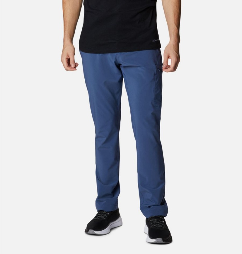 Columbia Narrows Pointe Men\'s Pants Blue | DIUJEM-896