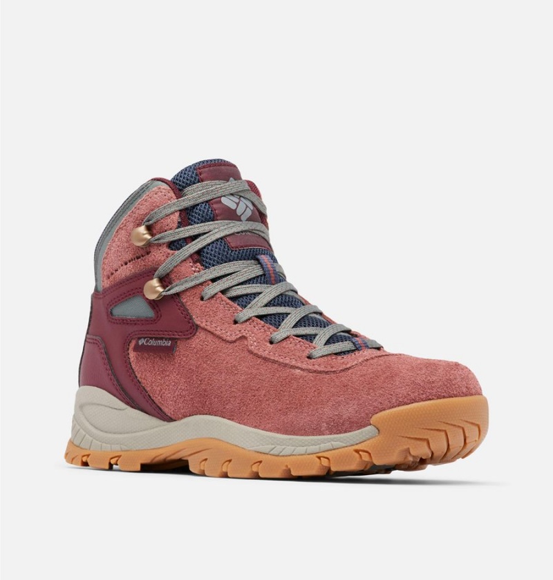 Columbia Newton Ridge BC Boot Women's Hiking Shoes Coral | FPAIDB-653