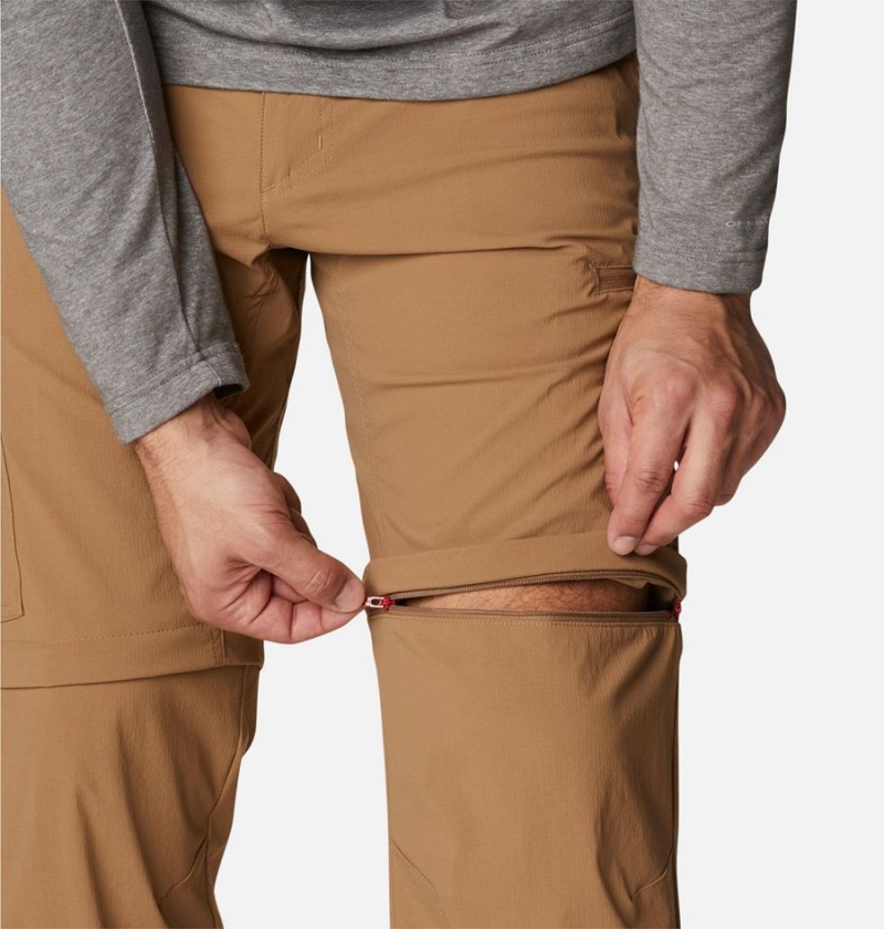 Columbia Newton Ridge II Convertible Men's Pants Khaki | XJCADF-230