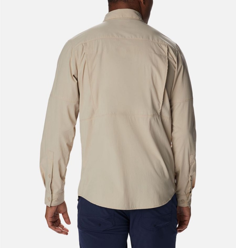 Columbia Newton Ridge II Long Sleeve Men's Shirt Khaki | IXYEGA-845