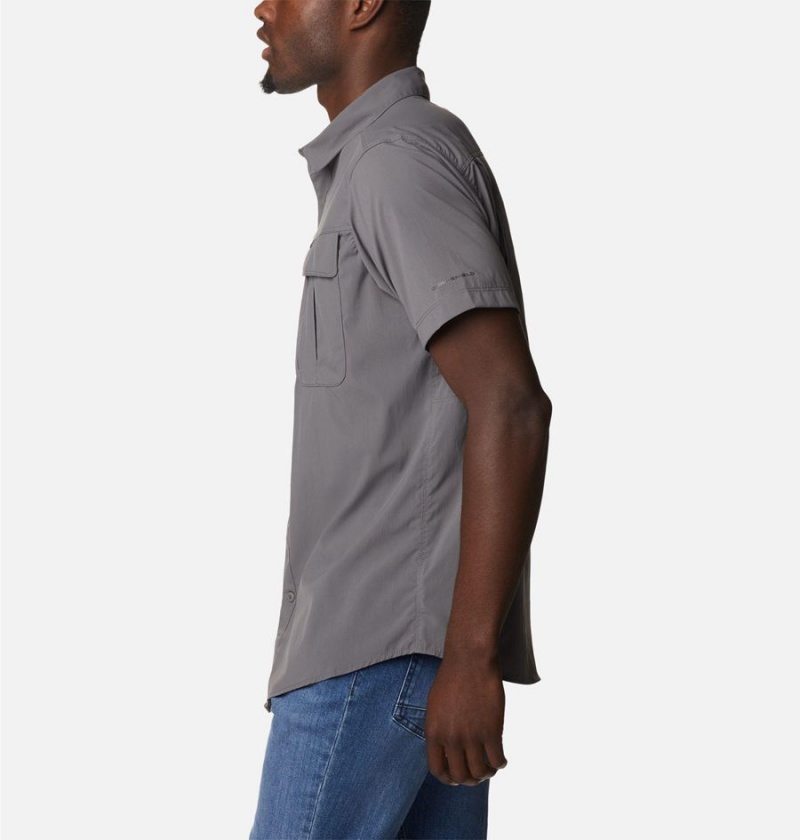 Columbia Newton Ridge II Short Sleeve Men's Shirt Grey | WGKCAQ-572