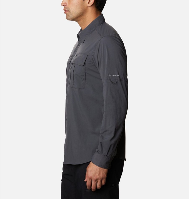Columbia Newton Ridge Long Sleeve Men's Shirt Grey | XPENOI-140