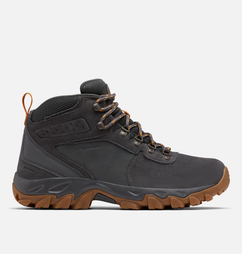 Columbia Newton Ridge Plus II Suede Waterproof Boot Men\'s Hiking Shoes Grey | XKVQGI-304