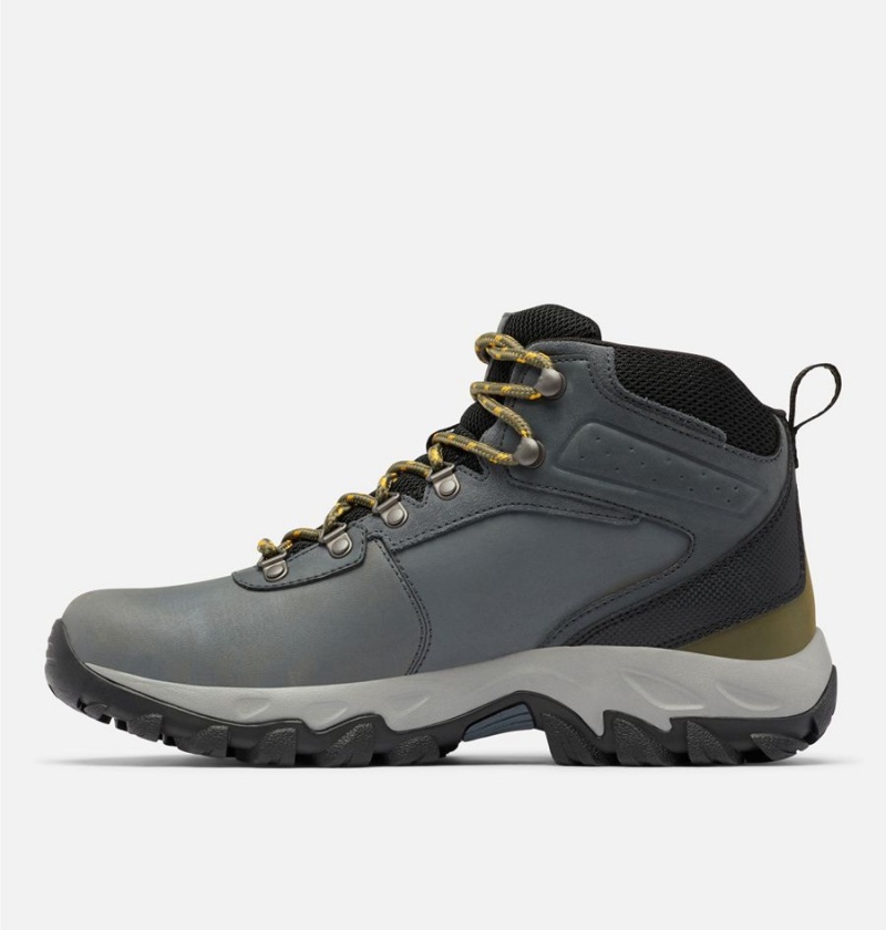 Columbia Newton Ridge Plus II Waterproof Boot Men's Hiking Shoes Grey | MBKLGY-108
