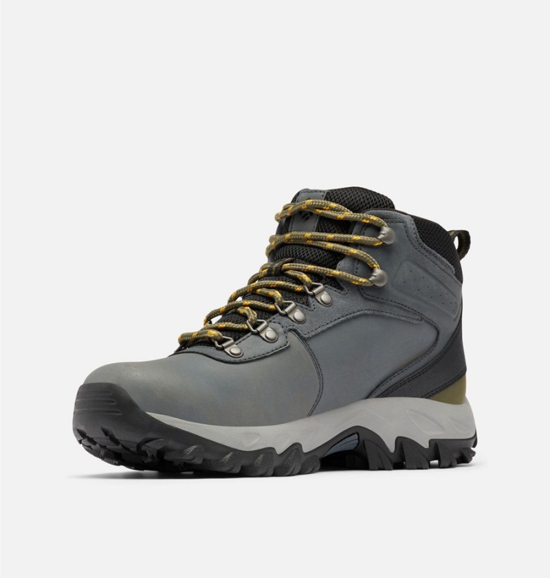 Columbia Newton Ridge Plus II Waterproof Boot Men's Hiking Shoes Grey | MBKLGY-108