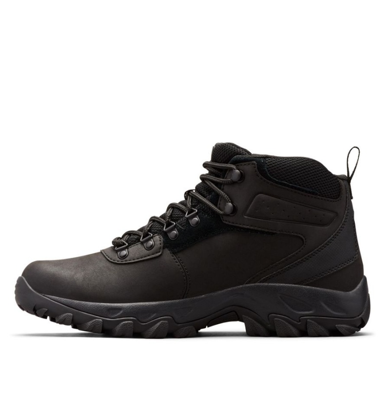 Columbia Newton Ridge Plus II Waterproof Boot Men's Hiking Shoes Black | BNIRPW-382
