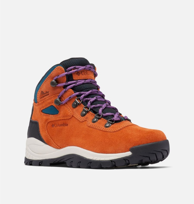 Columbia Newton Ridge Plus Waterproof Amped Boot Women's Hiking Shoes Orange | PFEYZO-867