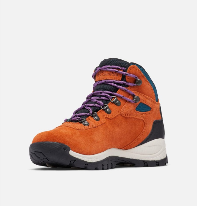Columbia Newton Ridge Plus Waterproof Amped Boot Women's Hiking Shoes Orange | PFEYZO-867