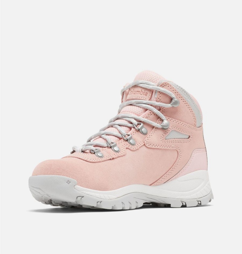 Columbia Newton Ridge Plus Waterproof Amped Boot Women's Hiking Shoes Pink | SXUKNW-724