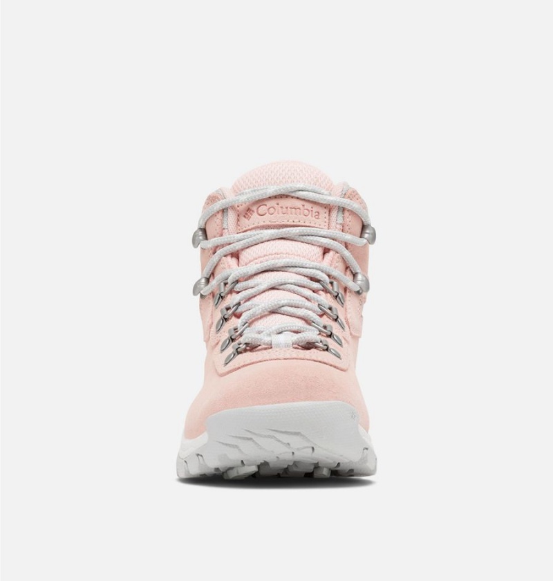 Columbia Newton Ridge Plus Waterproof Amped Boot Women's Hiking Shoes Pink | SXUKNW-724