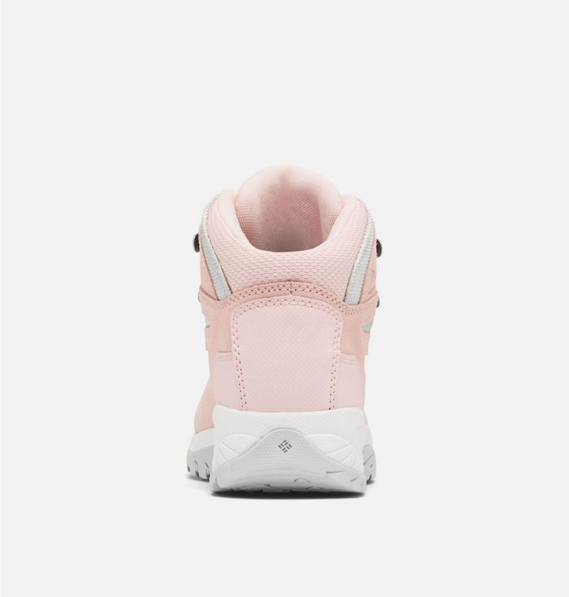 Columbia Newton Ridge Plus Waterproof Amped Boot Women's Hiking Shoes Pink | SXUKNW-724