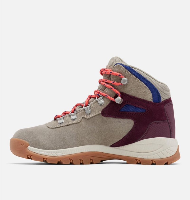 Columbia Newton Ridge Plus Waterproof Amped Boot Women's Hiking Shoes Grey | WVXDAQ-562