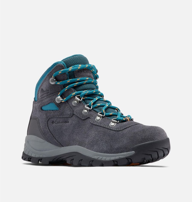 Columbia Newton Ridge Plus Waterproof Amped Boot Women's Hiking Shoes Black | WFDVQP-278