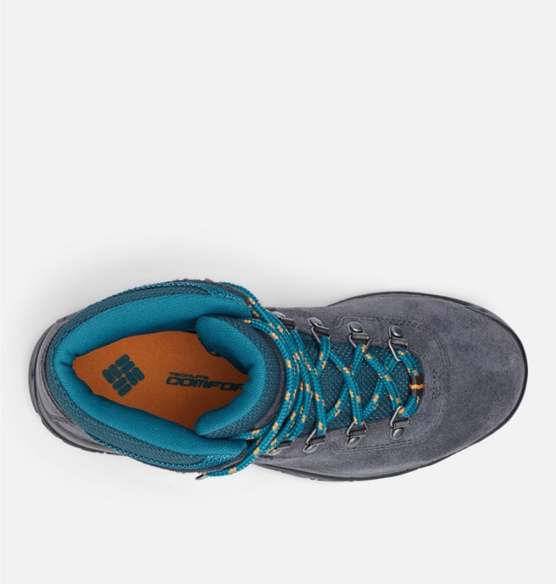 Columbia Newton Ridge Plus Waterproof Amped Boot Women's Hiking Shoes Black | WFDVQP-278