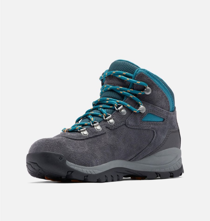 Columbia Newton Ridge Plus Waterproof Amped Boot Women's Hiking Shoes Black | WFDVQP-278