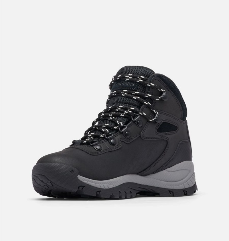 Columbia Newton Ridge Plus Waterproof Boot Women's Hiking Shoes Black | SZARHY-490