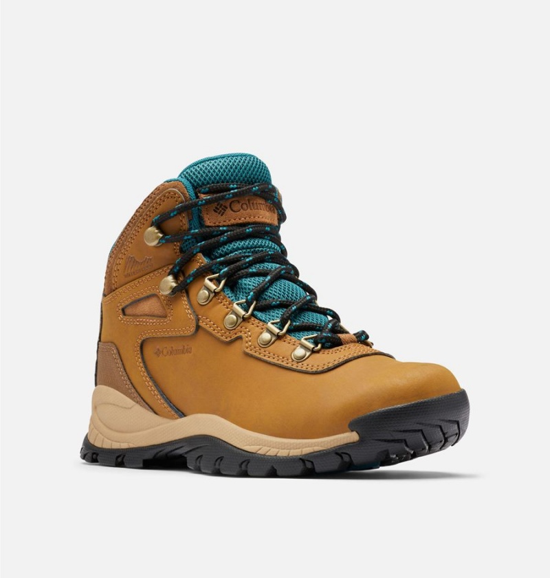 Columbia Newton Ridge Plus Waterproof Boot Women's Hiking Shoes Brown | HULXIM-791