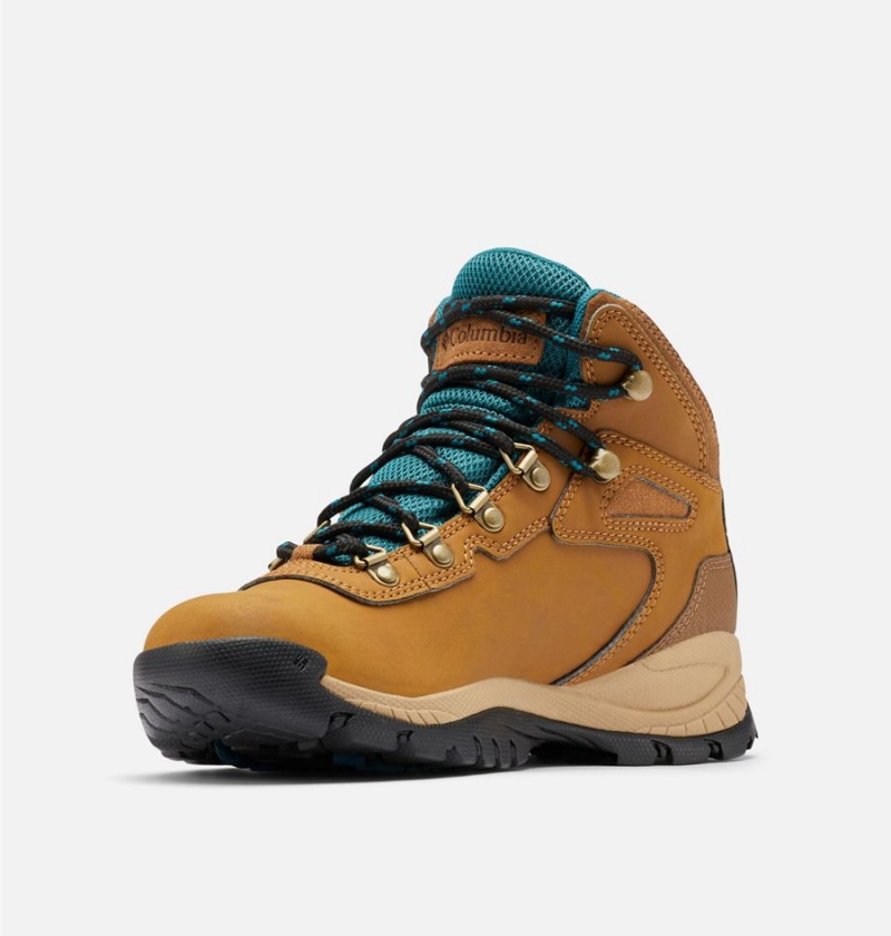 Columbia Newton Ridge Plus Waterproof Boot Women's Hiking Shoes Brown | HULXIM-791