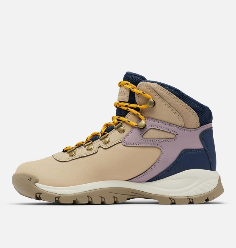 Columbia Newton Ridge Plus Waterproof Boot Women's Hiking Shoes Khaki | FACGTS-097