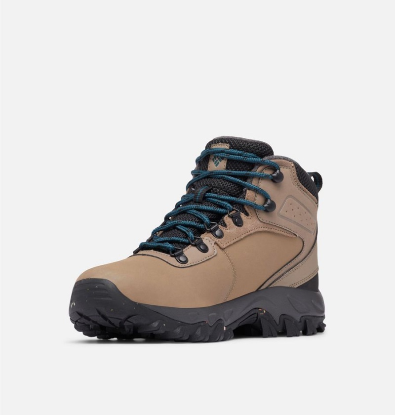 Columbia Newton Ridge Waterproof Omni Heat II Boot Men's Hiking Shoes Brown | DLOAIK-837
