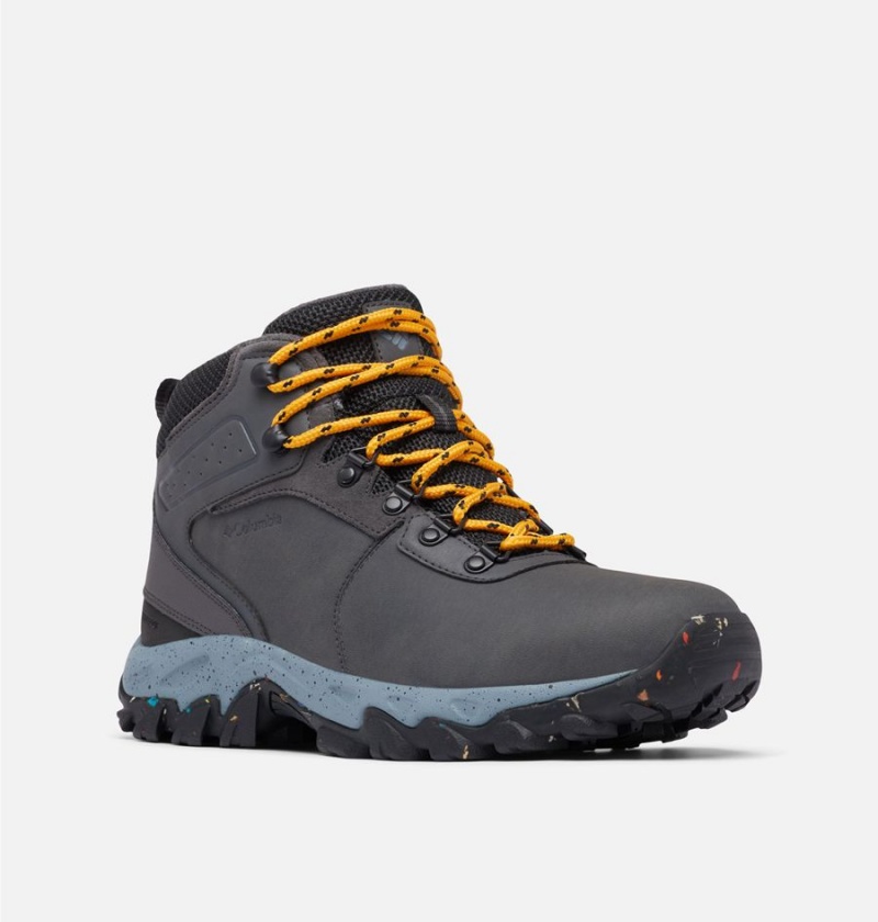 Columbia Newton Ridge Waterproof Omni Heat II Boot Men's Hiking Shoes Grey | CBGSNE-546