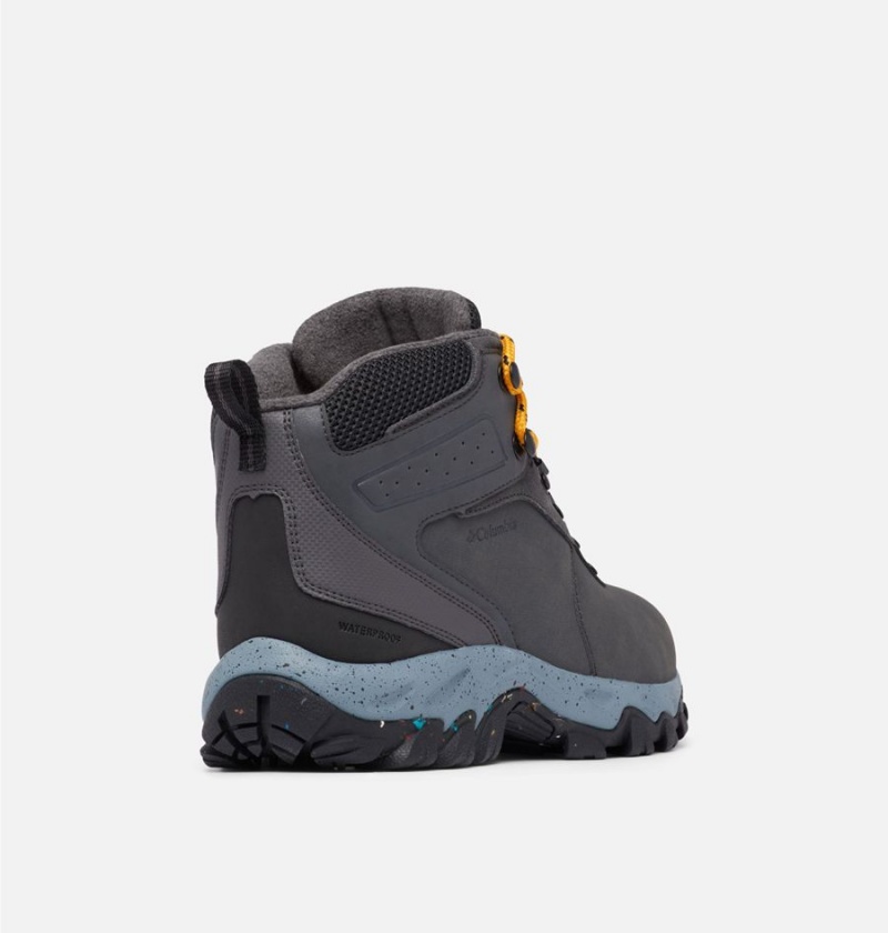 Columbia Newton Ridge Waterproof Omni Heat II Boot Men's Hiking Shoes Grey | CBGSNE-546
