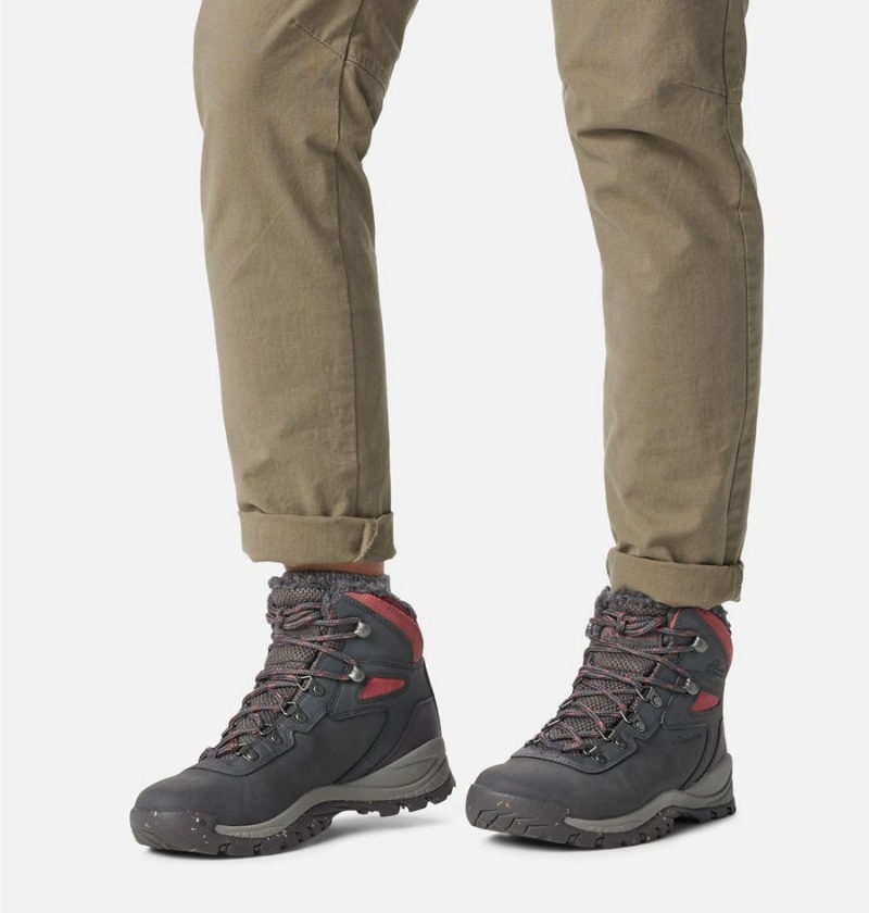 Columbia Newton Ridge Waterproof Omni Heat II Boot Women's Hiking Shoes Beige | SUPITM-893
