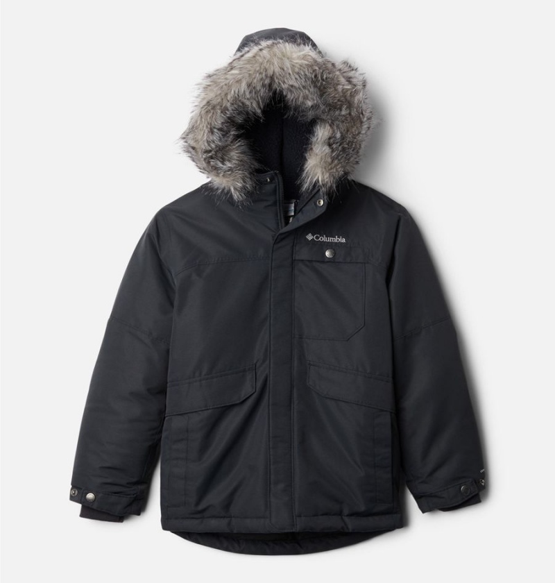 Columbia Nordic Strider Kids\' Jacket Black | AGWJBC-871