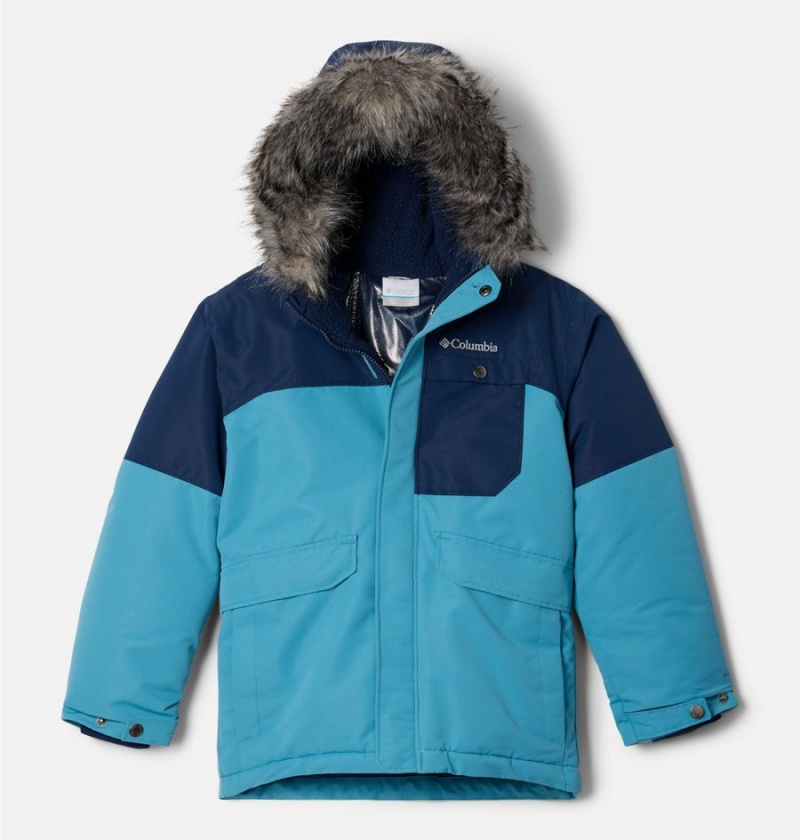 Columbia Nordic Strider Kids\' Jacket Blue | KLCAPD-654