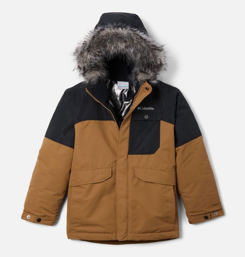 Columbia Nordic Strider Kids\' Jacket Brown | PMAYCF-928