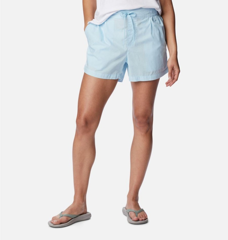 Columbia Norgate Women\'s Shorts Blue | XJBMRA-726