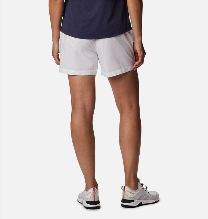 Columbia Norgate Women's Shorts White | PFQGDB-637